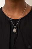 They Call Me Mama-Silver Necklace-Paparazzi Accessories