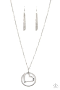 Positively Perfect-Silver Necklace-Paparazzi Accessories