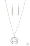 Positively Perfect-Silver Necklace-Paparazzi Accessories