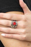 Celestial Collaboration-Red Ring-Paparazzi Accessories