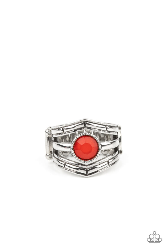 Celestial Collaboration-Red Ring-Paparazzi Accessories
