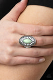 Tea Light Twinkle-Green Ring-Paparazzi Accessories