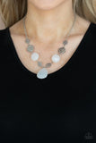 DEW What You Wanna DEW-White Necklace-Paparazzi Accessories
