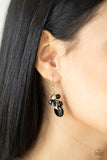 Whimsically Musical-Black Earring-Paparazzi Accessories.