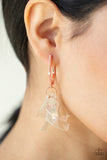 Jaw-Droppingly Jelly-Copper Hoop Earring-Acrylic-Paparazzi Accessories