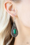 Deco Dreaming-Green Earring-Paparazzi Accessories