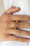 5th Avenue Flash-Gold Ring-Paparazzi Accessories.