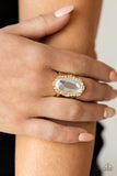 BLING to Heel-Gold Ring-Paparazzi Accessories