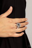 One Nation Under Sparkle-Silver Ring-Paparazzi Accessories