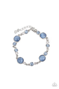 Storybook Beam-Blue Clasp Bracelet-Paparazzi Accessories