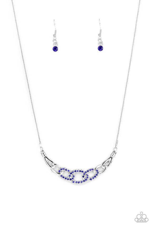 KNOT In Love-Blue Necklace-Paparazzi Accessories