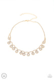 Princess Prominence-Gold Choker Necklace-Paparazzi Accessories
