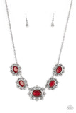 Meadow Wedding-Red Necklace-Paparazzi Accessories