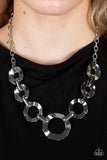 Mechanical Masterpiece-Silver Necklace-Paparazzi Accessories