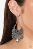 Lunar Allure-Black Earring-Paparazzi Accessories