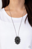 Mojave Medallion-Black Necklace-Paparazzi Accessories