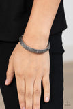 Risk-Taking Twinkle-Silver Stretch Bracelet-Paparazzi Accessories
