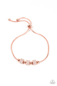 Roll Out the Radiance-Copper Bracelet-Paparazzi Accessories