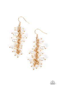 The Rumors are True-Gold Earring-Paparazzi Accessories