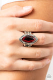Let Me Take a REIGN Check-Red Ring-Paparazzi Accessories