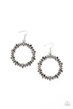 Glowing Reviews-Silver Earring-Paparazzi Accessories