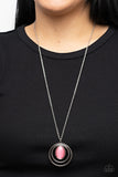 Epicenter of Elegance-Pink Necklace-Paparazzi Accessories