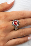 Expect Sunshine and REIGN-Red Ring-Paparazzi Accessories