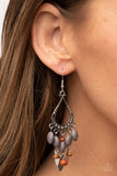 Adobe Air-Silver Earring-Paparazzi Accessories