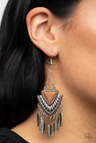 Shady Oasis-Brown Earring-Paparazzi Accessories