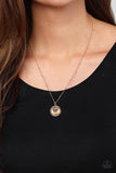 Lovestruck Shimmer-Gold Necklace-Paparazzi Accessories