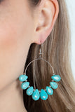 Canyon Quarry-Blue Earring-Paparazzi Accessories
