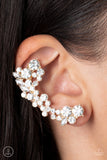 Astronomical Allure-Gold Ear Crawler Earring-Paparazzi Accessories