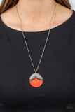 Seaside Sabbatical-Orange Necklace-Paparazzi Accessories