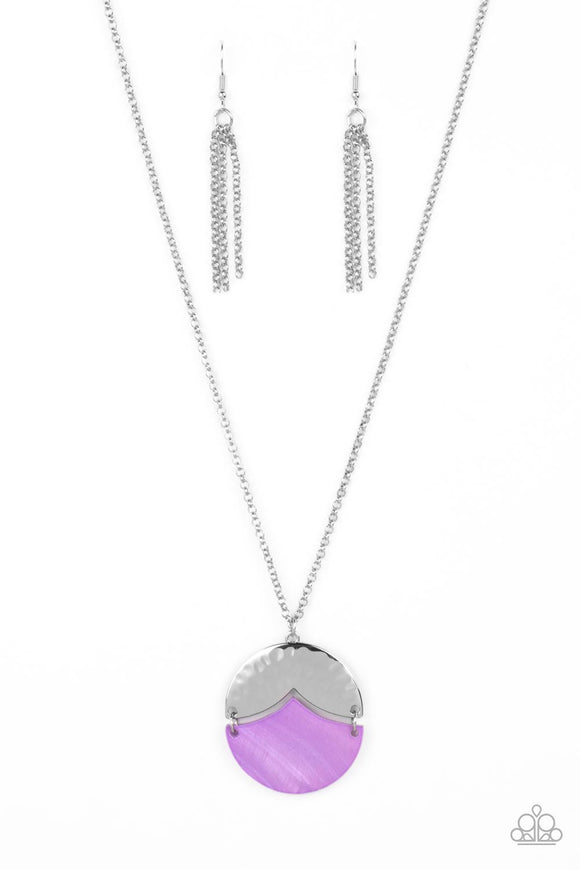 Seaside Sabbatical-Purple Necklace-Paparazzi Accessories