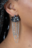 Reach for the SKYSCRAPERS-Silver Post Earring-Paparazzi Accessories