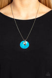 Beach House Harmony-Blue Necklace-Paparazzi Accessories