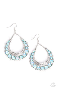 Bubbly Bling-Blue Earring-Paparazzi Accessories