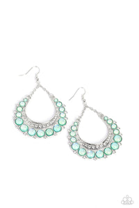 Bubbly Bling-Green Earring-Paparazzi Accessories