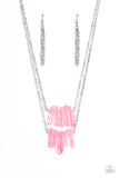 Crystal Catwalk-Pink Necklace-Paparazzi Accessories