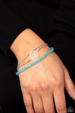 A LOTUS Like This-Blue Clasp Bracelet-Paparazzi Accessories