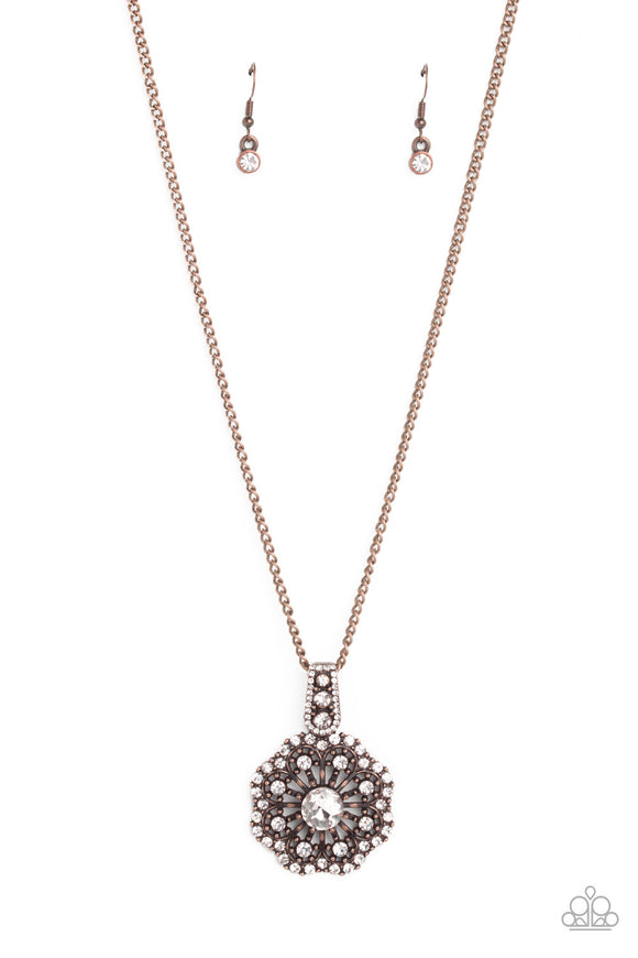 Bewitching Brilliance-Copper Necklace-Paparazzi Accessories