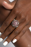 Love ROSE-Pink Ring-Paparazzi Accessories