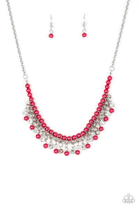 A Touch Of CLASSY-Pink Necklace-Paparazzi Accessories