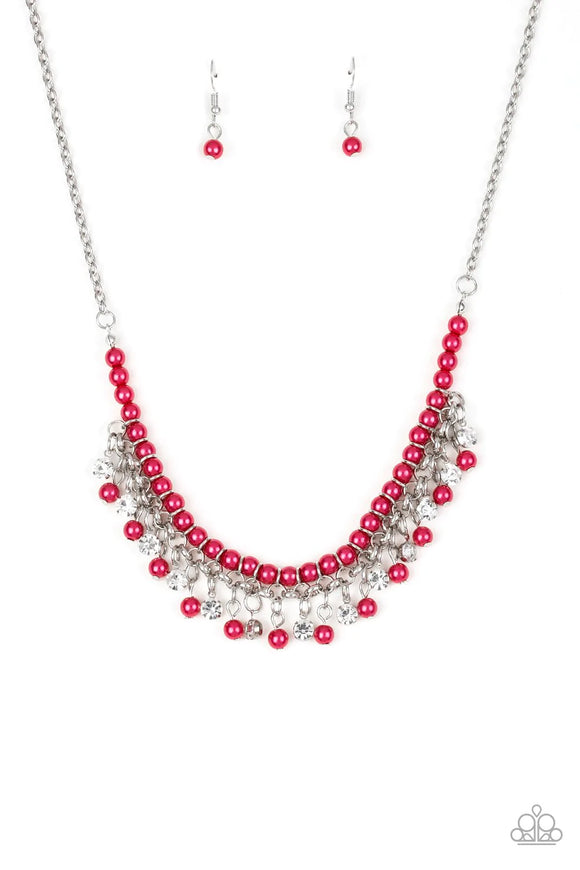 A Touch Of CLASSY-Pink Necklace-Paparazzi Accessories