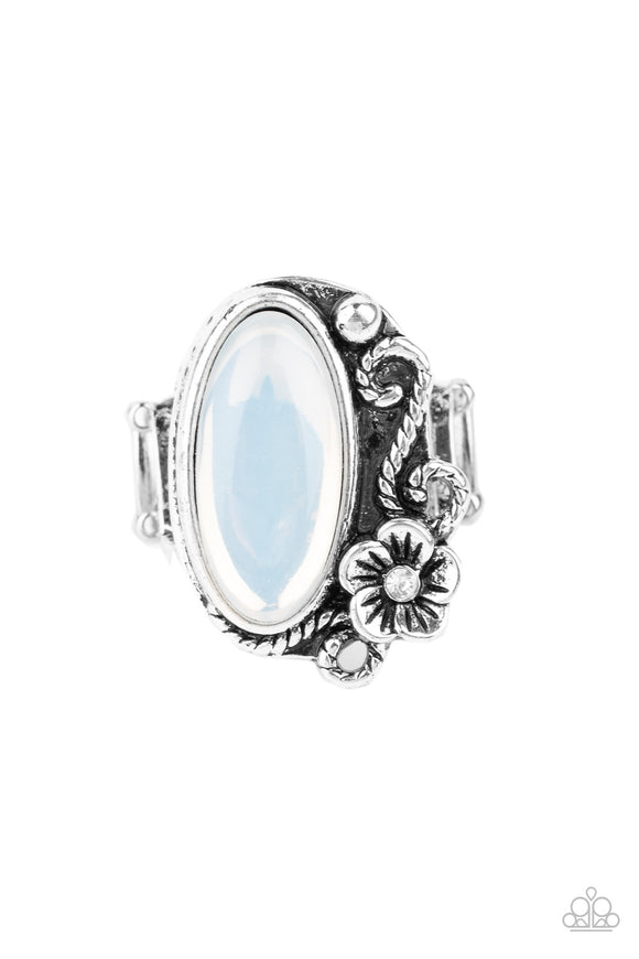 Any DAISY Now-White Ring-Paparazzi Accessories.