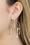 ARTIFACTS Of Life-Brass Post Earring-Paparazzi Accessories