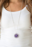 Boho Bonanza-Purple Necklace-Paparazzi Accessories.