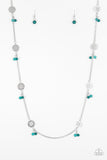 Color Boost-Green Necklace-Paparazzi Accessories.