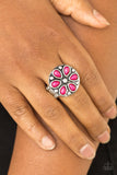 Color Me Calla Lily-Pink Ring-Paparazzi Accessories.