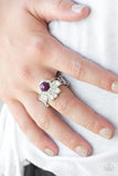 Crown Coronation-Purple Ring-Paparazzi Accessories.